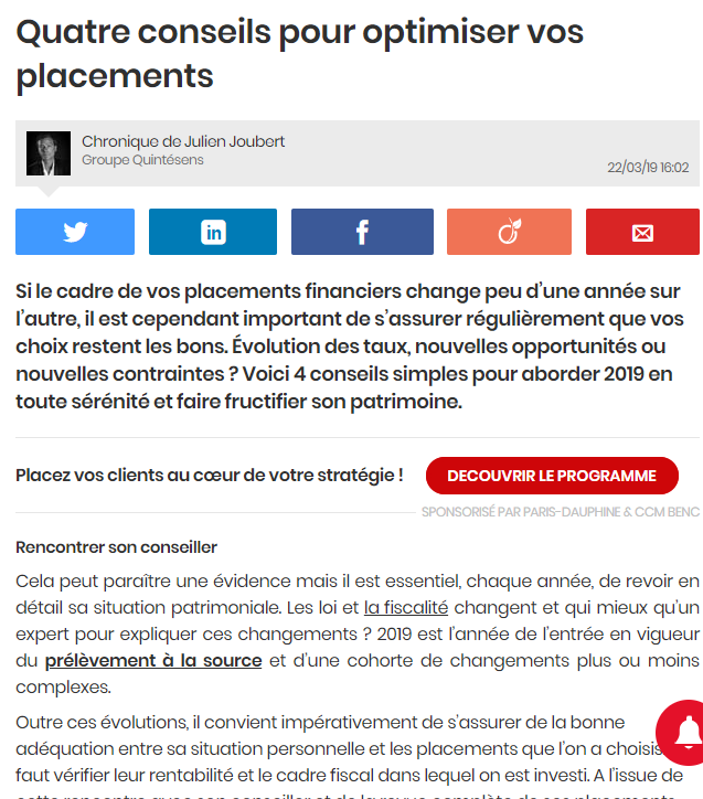 Article- Julien Joubert-Quintésens