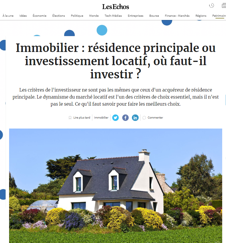 investissement immobilier - Quintésens