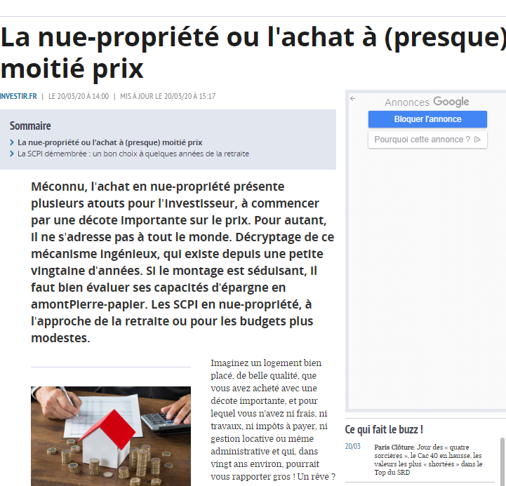 investissement - quintésens